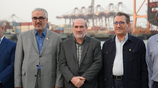 بازدید عالی‌ترین مقامات از زیرساخت‌های دریایی جنوب شرق  بندر شهید رجایی