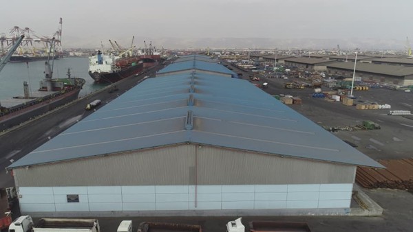 تعمیرات اساسی ۱۰ انبار لجستیک بندر شهید رجایی