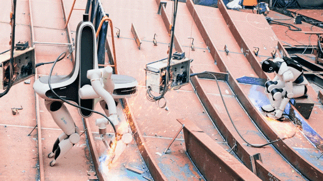 رقابت کره‌جنوبی با چین با توسعه ربات‌های انسان‌نما در کشتی‌سازی